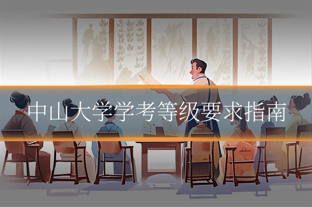 中山大学学考等级要求指南
