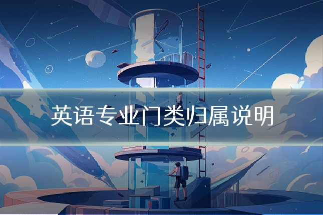 英语专业门类归属说明