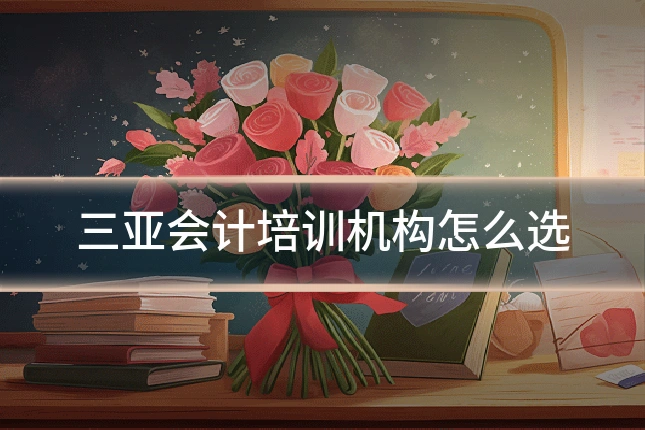 三亚会计培训机构怎么选