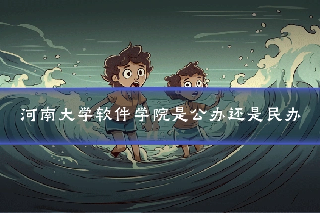 河南大学软件学院是公办还是民办