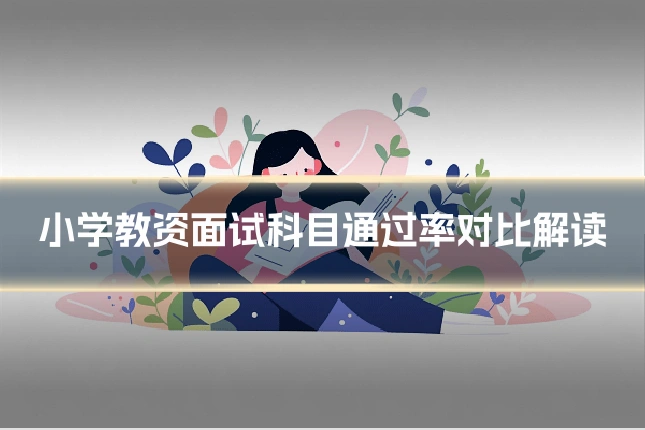 小学教资面试科目通过率对比解读