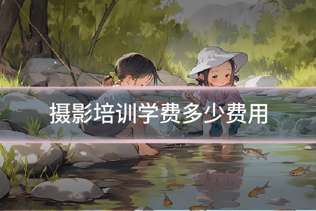 摄影培训学费多少费用