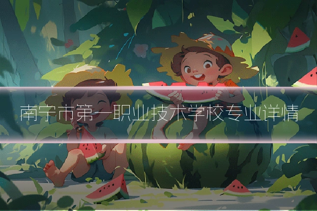 南宁市第一职业技术学校专业详情