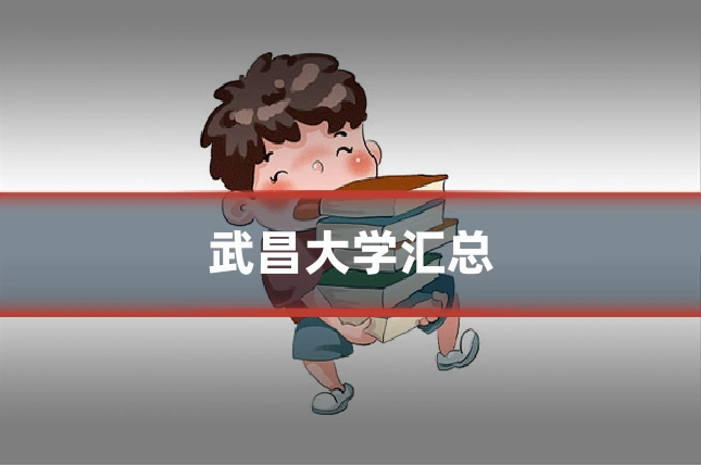 武昌大学汇总