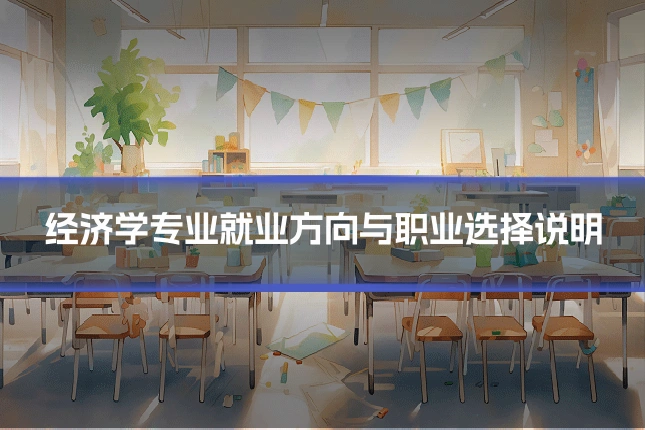 经济学专业就业方向与职业选择说明