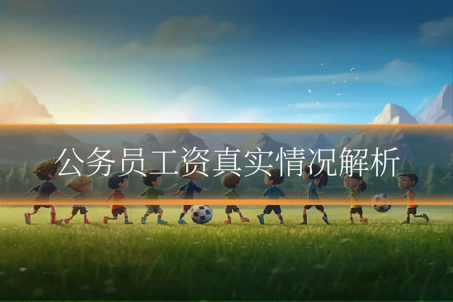 公务员工资真实情况解析
