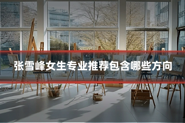 张雪峰女生专业推荐包含哪些方向