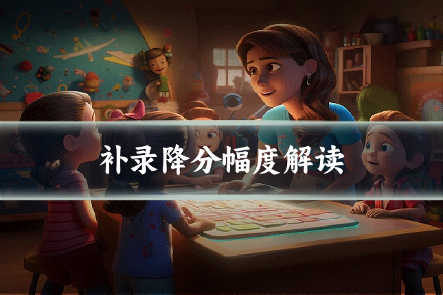 补录降分幅度解读