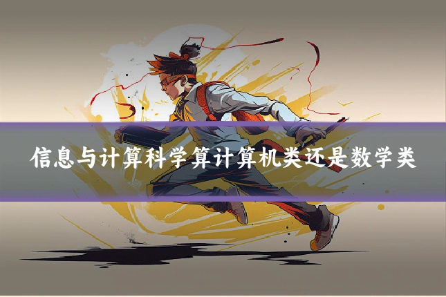 信息与计算科学算计算机类还是数学类