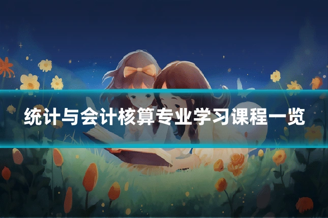 统计与会计核算专业学习课程一览