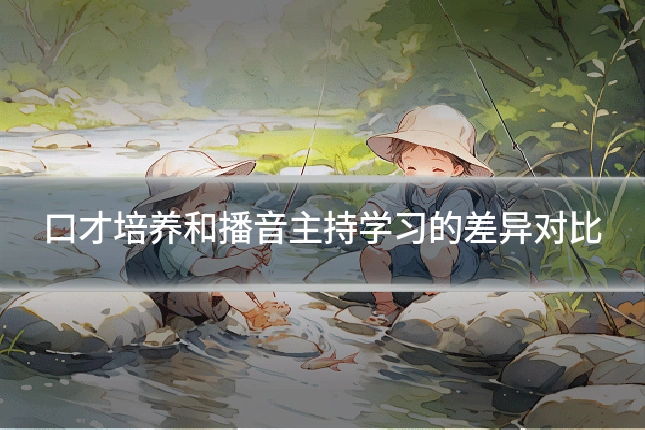 口才培养和播音主持学习的差异对比