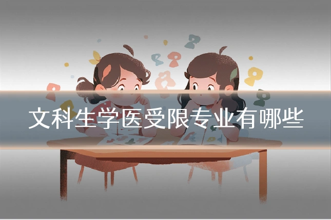 文科生学医受限专业有哪些