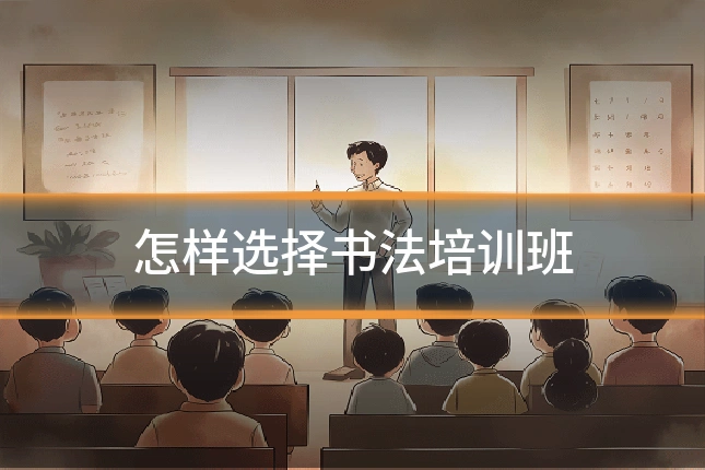 怎样选择书法培训班