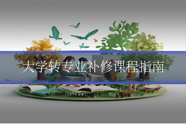 大学转专业补修课程指南