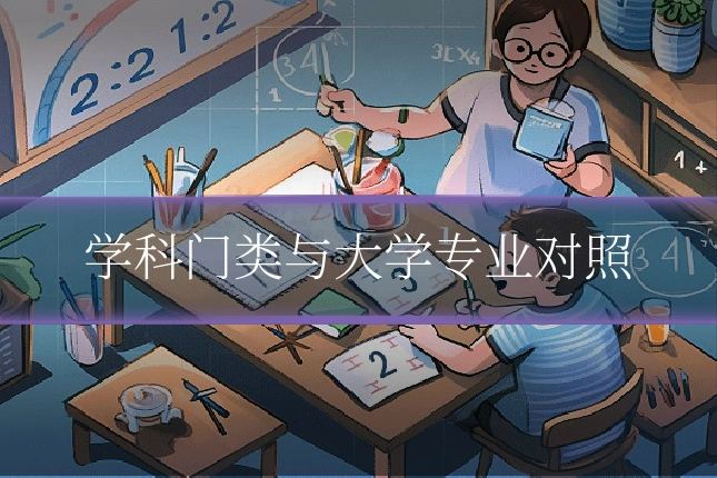 学科门类与大学专业对照