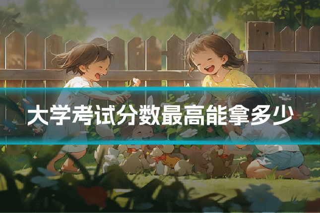 大学考试分数最高能拿多少