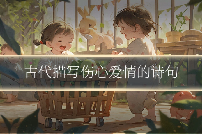 古代描写伤心爱情的诗句