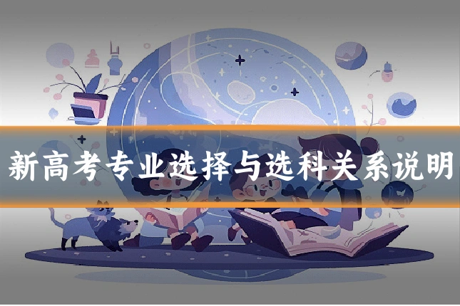 新高考专业选择与选科关系说明