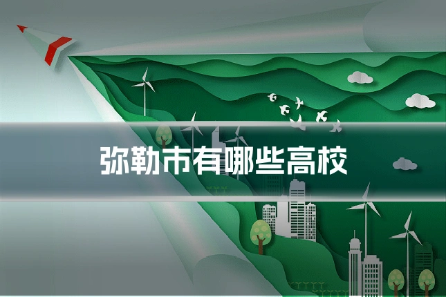 弥勒市有哪些高校