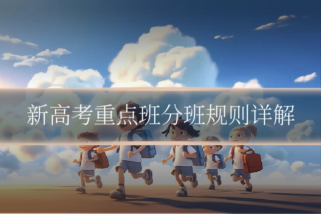 新高考重点班分班规则详解