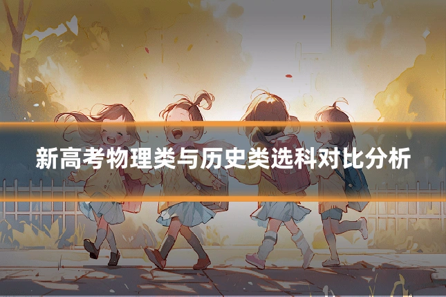 新高考物理类与历史类选科对比分析