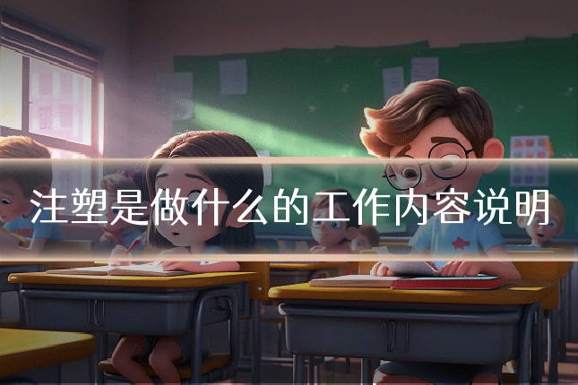 注塑是做什么的工作内容说明
