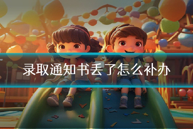 录取通知书丢了怎么补办