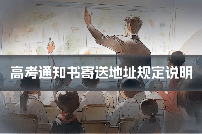 高考通知书寄送地址规定说明