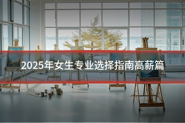 2025年女生专业选择指南高薪篇