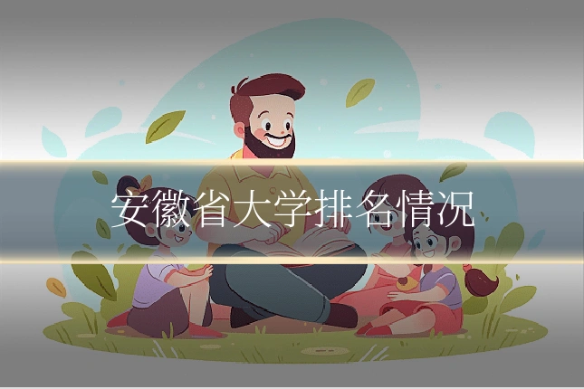 安徽省大学排名情况