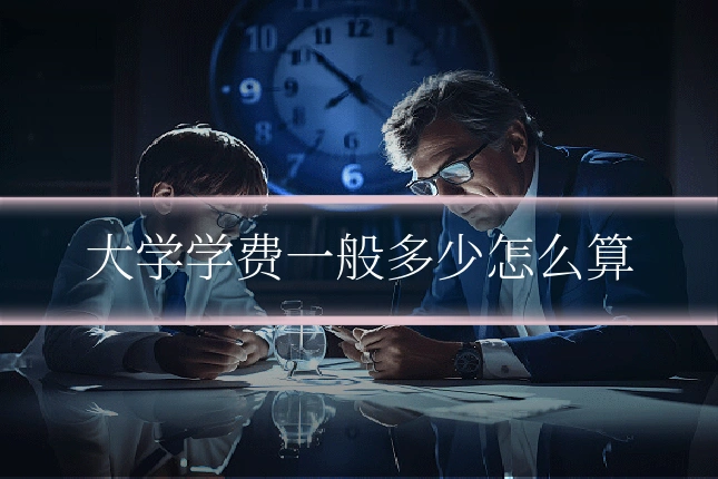 大学学费一般多少怎么算