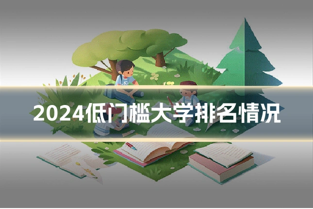 2024低门槛大学排名情况