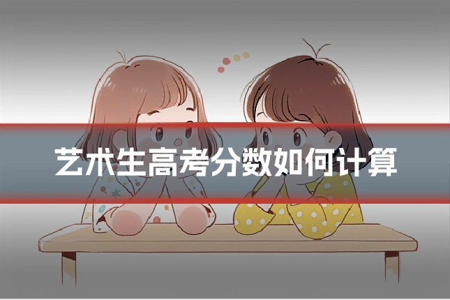艺术生高考分数如何计算