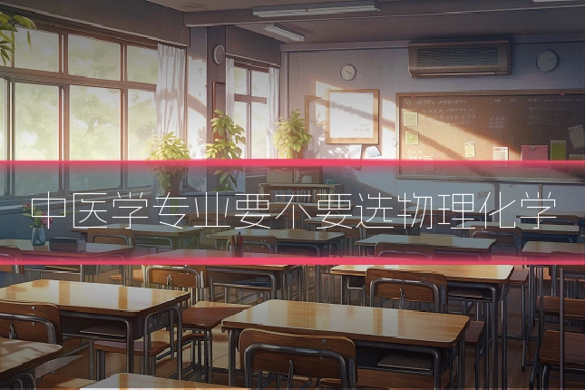 中医学专业要不要选物理化学