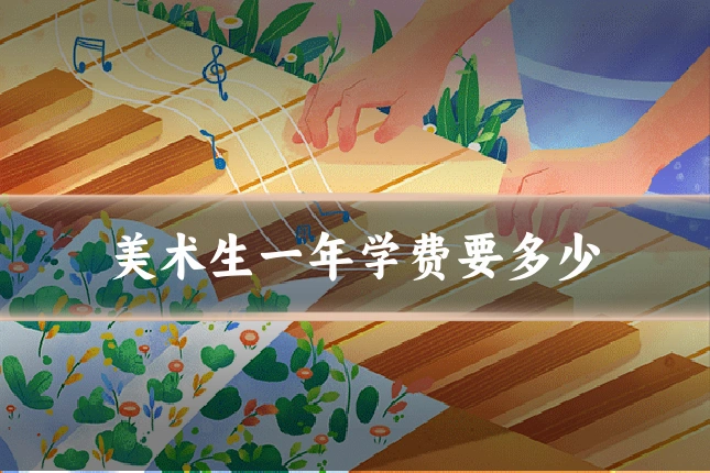 美术生一年学费要多少