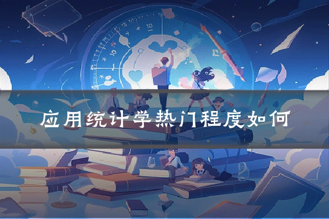 应用统计学热门程度如何
