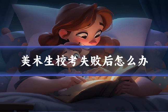 美术生校考失败后怎么办