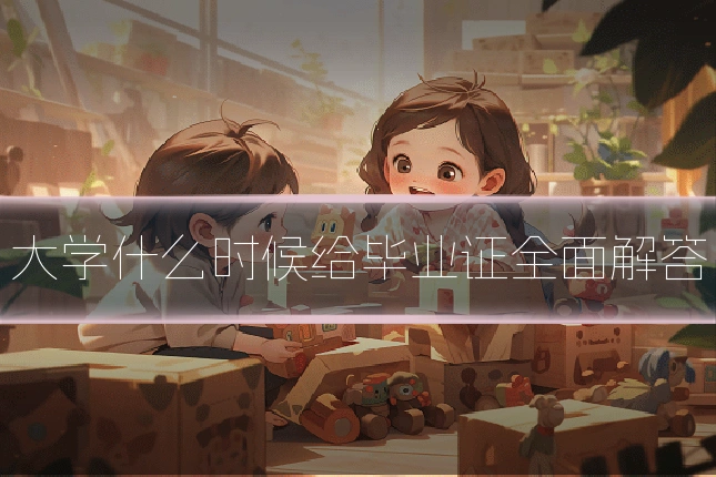 大学什么时候给毕业证全面解答