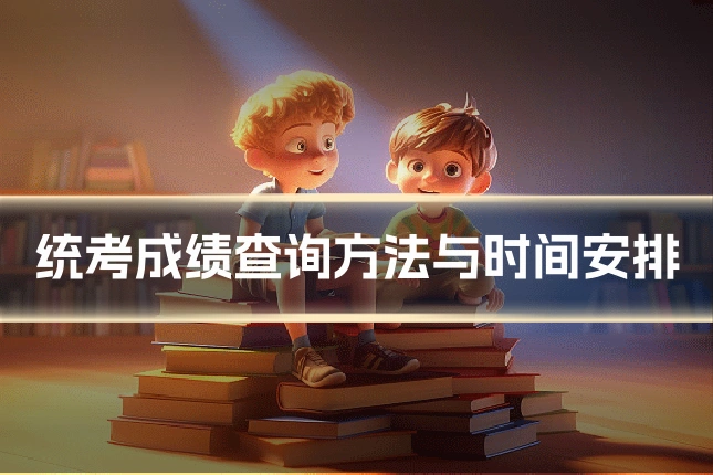 统考成绩查询方法与时间安排