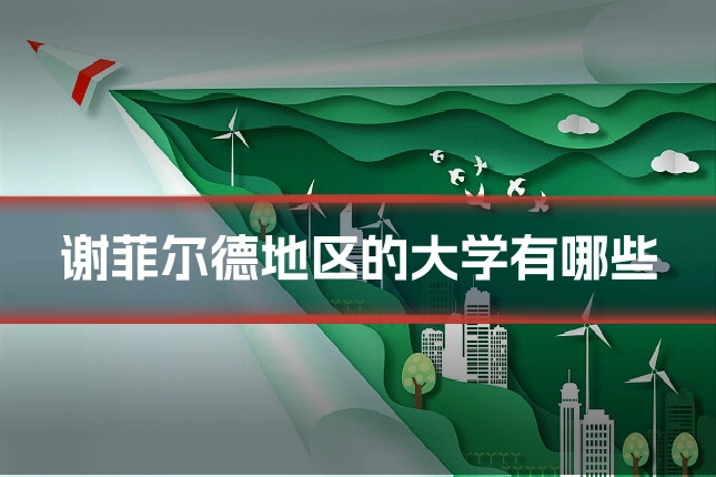 谢菲尔德地区的大学有哪些