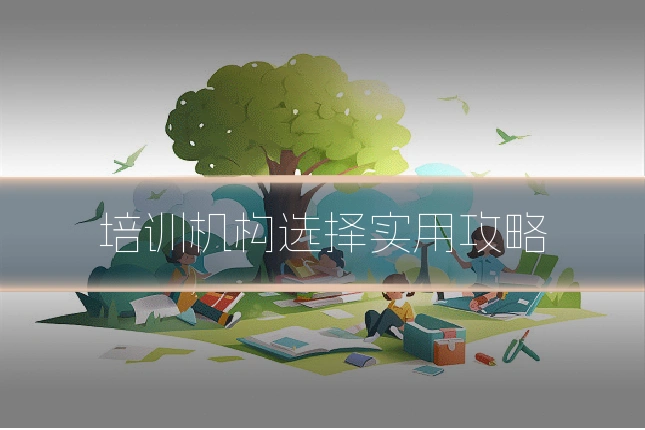 培训机构选择实用攻略