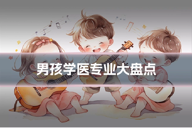 男孩学医专业大盘点