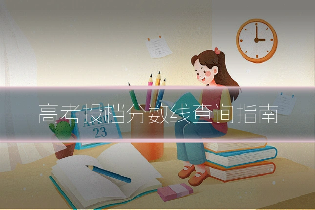 高考投档分数线查询指南