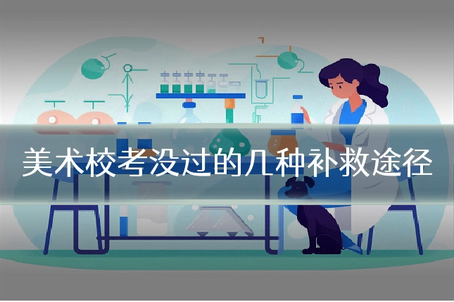 美术校考没过的几种补救途径