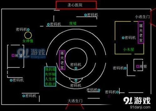 圣心医院逃生门快速定位技巧