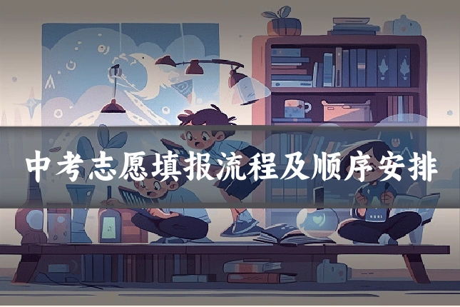 中考志愿填报流程及顺序安排