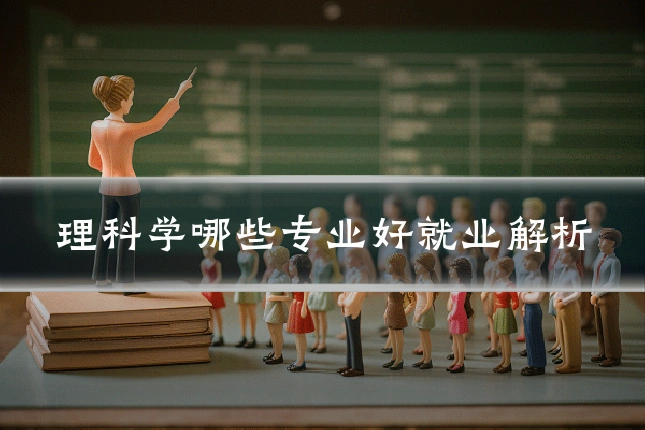 理科学哪些专业好就业解析