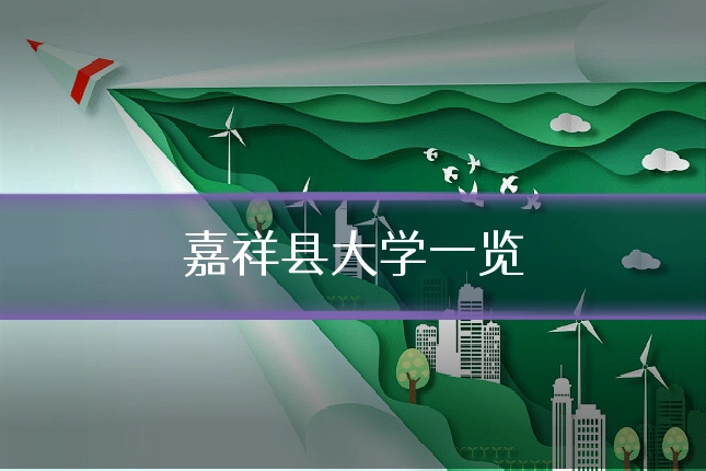 嘉祥县大学一览