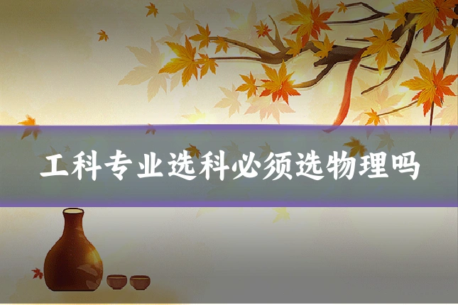 工科专业选科必须选物理吗