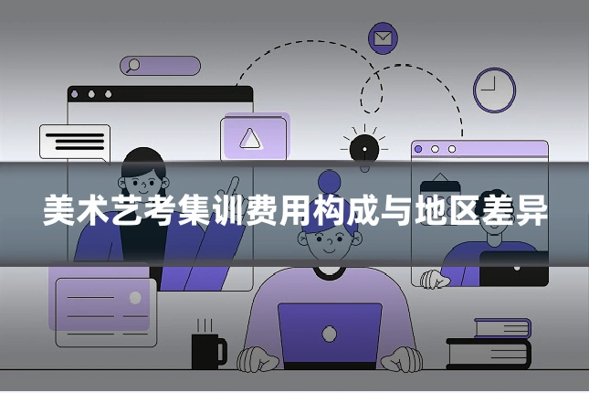 美术艺考集训费用构成与地区差异